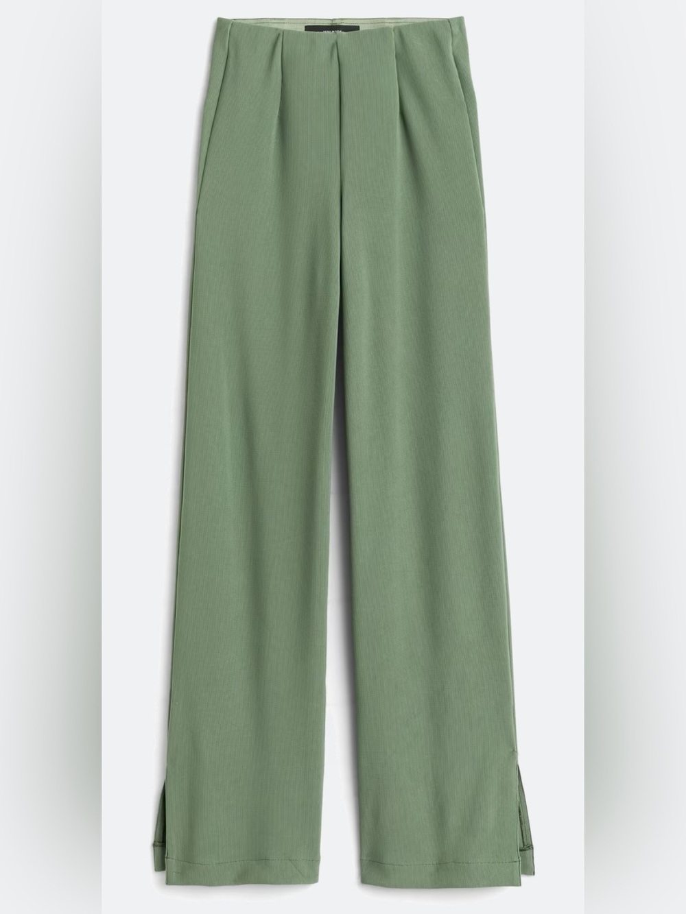 Vero Moda Olive Green Wide-Leg Trousers